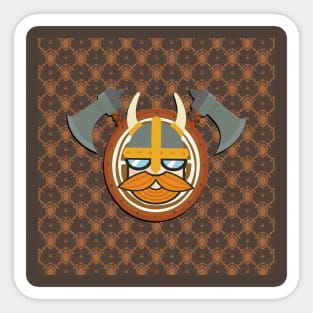 Viking ax evil cool funny Sticker